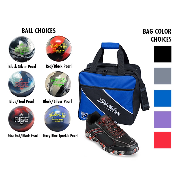 Men's Flyer™ Lite Red Camo Shoes, Single Tote, Reactive Ball