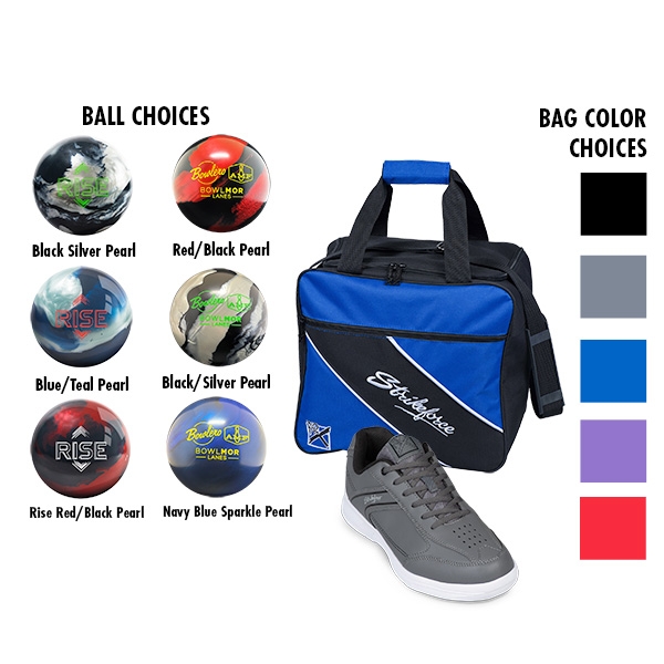 Men's Flyer™ Lite Slate/Black Shoes, Single Tote, Reactive Ball