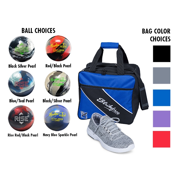 Women's Maui Grey Shoes, Single Tote, Reactive Ball